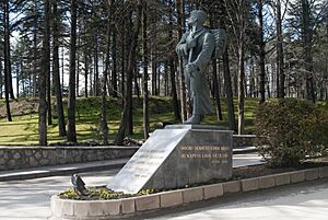 Statue of Yunus Emre, Eskişehir 04