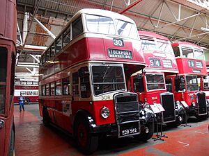 Stockport Corporation bus 308 (EDB 562), 2011 Trans Lancs rally