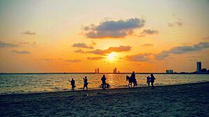 Sunset at Landmark Beach