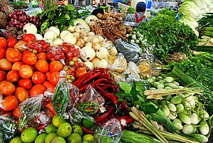 Thai market vegetables 01