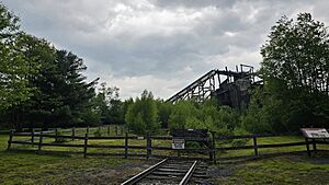 The wooden "coal breaker" featured heavily in the film