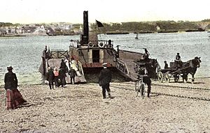 Torpoint Ferry 1894 looking W