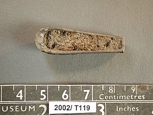 Treasure case 2002 T119, Early Medieval silver terminal from Horncastle, Lincolnshire (FindID 506705)