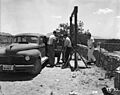 Trinity Test - Vital Components are loaded at the old McDonald Ranch for the trip to the test site