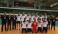 Tunisian team at volleyball olympic qualification