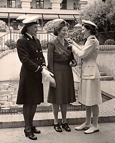 US Naval Hospital San Diego Nurses Modeling Uniforms ca1944