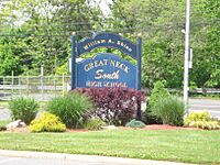 William A. Shine Great Neck South High School sign