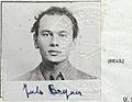 Yul brynner immigration portrait and seal