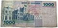 1000 tz shillings back