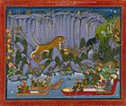 16 Kota Ram Singh II Tiger Hunting. Kotah, c 1830-1840, Cleveland MOA
