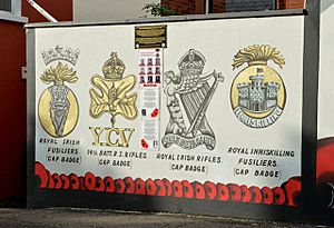 36th (Ulster) Division mural, Willowfield, Belfast (2) - geograph.org.uk - 3731169