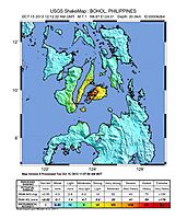 7.2 Bohol, Philippines quake