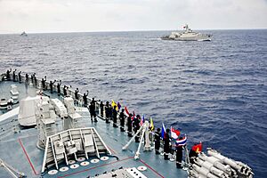 ASEAN-India Maritime Exercise 2023 completed their Sea Phase on 8 May 2023