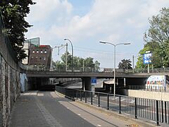 Almelo, spoorviadukt bij de Wierdensestraat foto2 2012-09-10 13.01