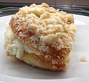 Bavarian cream crumb pastry 1