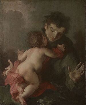 Bazzani - Sant'Antonio da Padova col Bambino