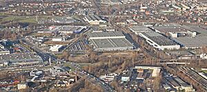 Bielsko-Biała, Komorowice - Fiat, hipermarkety, ul. Niepodległości