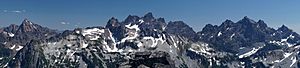 Big Snow Mountain summit panorama