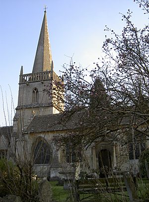 Box church and the first blossom (geograph 2833539).jpg