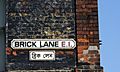 Brick Lane street signs