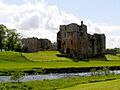 Brougham Castle from the north east
