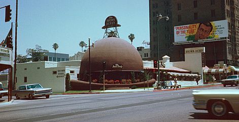 Brown Derby Restaurant, Los Angeles, Kodachrome by Chalmers Butterfield