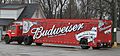 Budweiser beverage delivery truck Romulus Michigan