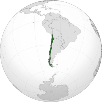 Location of Chile