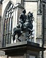 Charles II statue. Parliament Square Edinburgh