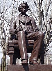 Charles Sumner statue (Cambridge, MA) - Anne Whitney sculptor