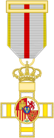 Cross of the Military Merit (Spain) - Yellow Decoration.svg
