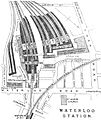 DISTRICT(1888) p141 - Waterloo Station (plan)
