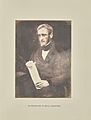 David Maitland Makgill Crichton with paper from Getty Museum