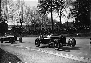 Dreyfus and Nuvolari at the 1935 Grand Prix de Pau