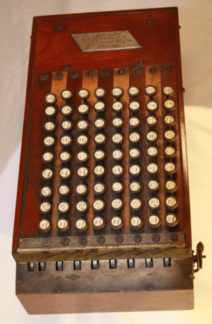 EarlyComptometerMachine