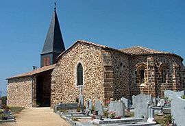 The church of Sainte-Marie in Castèth