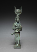 Egypt, Greco-Roman Period, probably Ptolemaic Dynasty - Statuette of Isis and Horus - 1940.613 - Cleveland Museum of Art