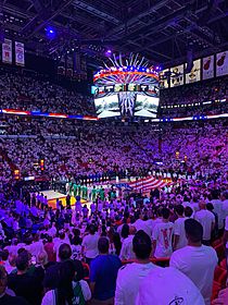 FTX Arena During A Miami Heat Playoff Game