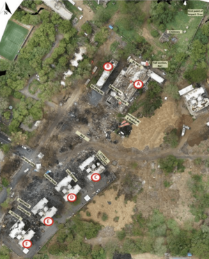 Figure 2 Wreckage layout