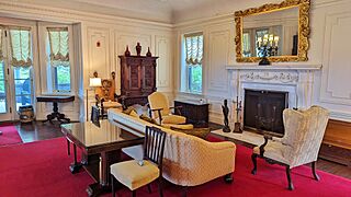 Fireplace - Blithewold Mansion - Bristol, RI - PXL 20230504 162618483