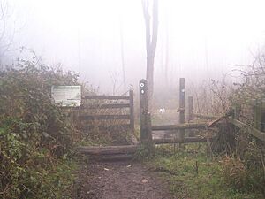 Footpath becomes Bridleway - geograph.org.uk - 1088772