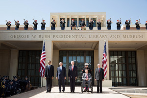 George W. Bush Presidential Center dedication