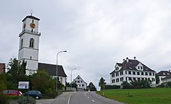 GuettingeKirchePfarrhaus