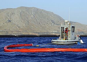 Harbour Buster high-speed oil containment system