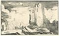 Het slot te Jaarsveld, verwoest door de Fransen in 1672 't Slot te Iaarsveldt (titel op object) Reeks van dertien afbeeldingen van de dorpen en kastelen in de provincie Utrecht door de Fransen in 1672 verwoest (serieti, RP-P-OB-77.098