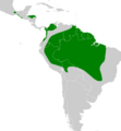 Ibycter americanus map