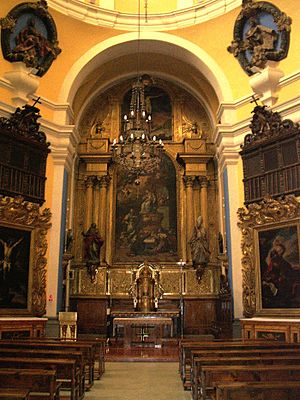 Interior iglesia del hospital de Ntra sra de Gracia