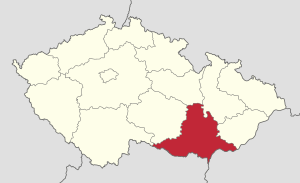 Jihomoravský kraj in Czech Republic.svg
