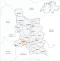 Karte Gemeinde Mellingen 2007