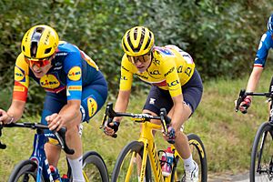 Katarzyna Niewiadoma in de Tour de France Femmes 2024